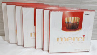 7 New Boxes of Merci European Chocolates (200g Each, Best Before April 30th, 2025)