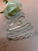 5 X Bracelets Assorted Chain Links Lobster Clasps Approximately 6 Inch 2&rsquo;&rsquo; Extenders - 3