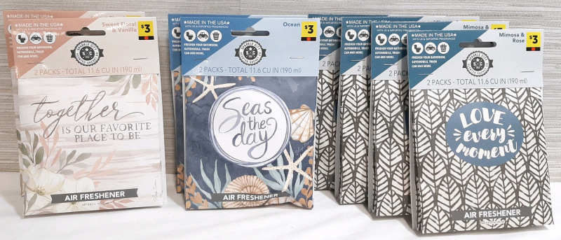 8 Sparkle City Scented Sachets (2 in Each Pack, Total of 16 Sachets)