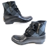 Size 7 Women's SPERRY Top-Sider Women's Saltwater Buffalo Check Black Duck Boots STS88316 - 2