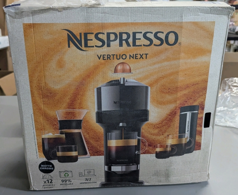 As New - As Is In Box. Nespresso Vertuo Next. Powers On.