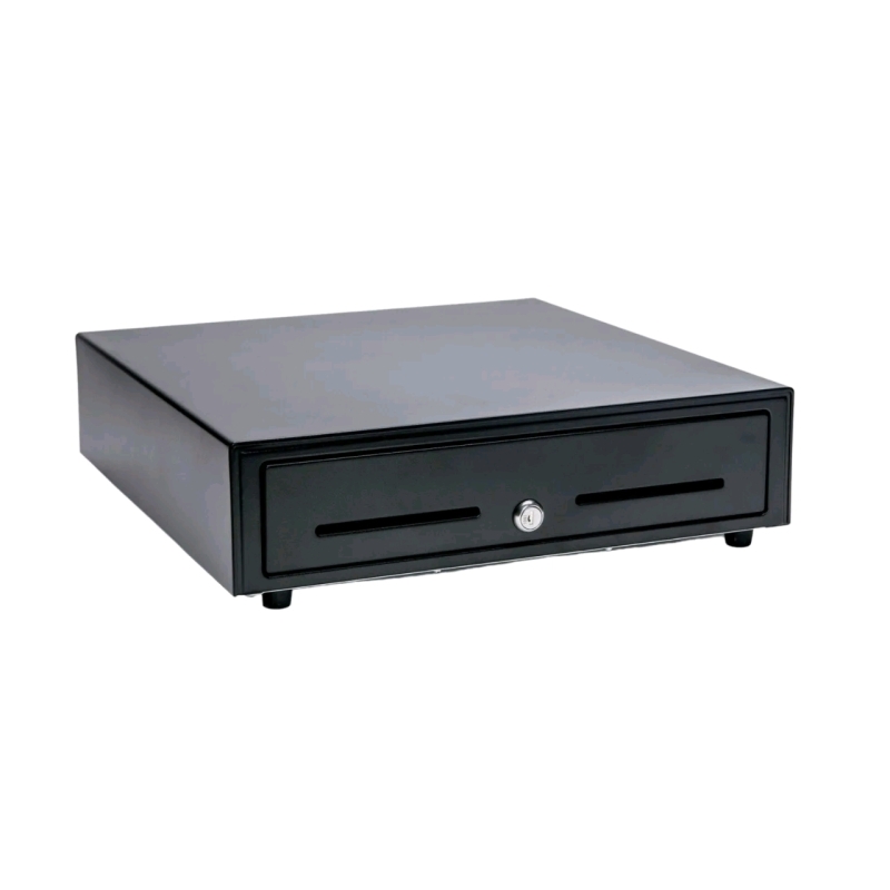 As New, As Is Star Microtronics Value Cash Drawers- CD3. 4 Bill-8 Coin Printer Driven. 16" x 16" Retails for $230