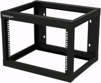 New StarTech.com 2-Post 6U Heavy-Duty Wall-Mount Network Rack, 19" Open Frame Server Rack, 18" Deep, Wall Mount Data Rack for IT/AV/Patch Panel/Computer Equipment (RK619WALLO)
