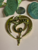 Stylish Winged Dragon Brooch Enamel Design <br/>Approximately 2.2 x 1.7 Inch - 3