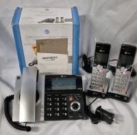 As New AT&T Handset Corded/Cordless Answering System with Smart Call Blocker