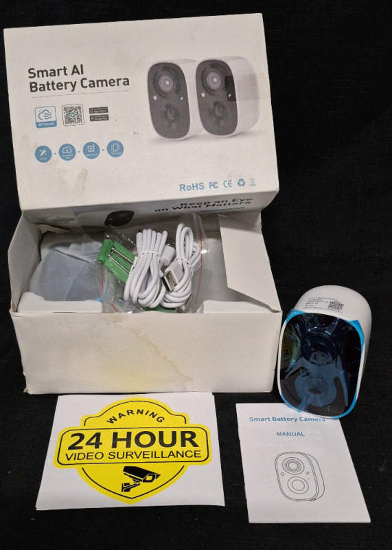 As New Smart AI Battery Security Cameras