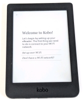 KOBO Nia 6" E-Reader in Setup Mode 212 PPI E Ink touchscreen (Tested for Power, No Charge Cable)