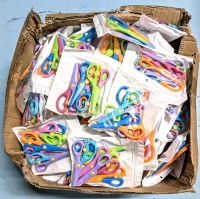90 New 6-Pack Preschool Safety Scissors / Training Scissors for Crafting (No Metal Blades) | $900 Retail Value!!