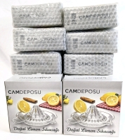 12 New CAMDEPOSU Clear Glass Lemon / Citrus Juicer 2.02oz Each | Over $190 Retail Value