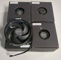 As Is 4 CPU Heatsink & Fan Bundle