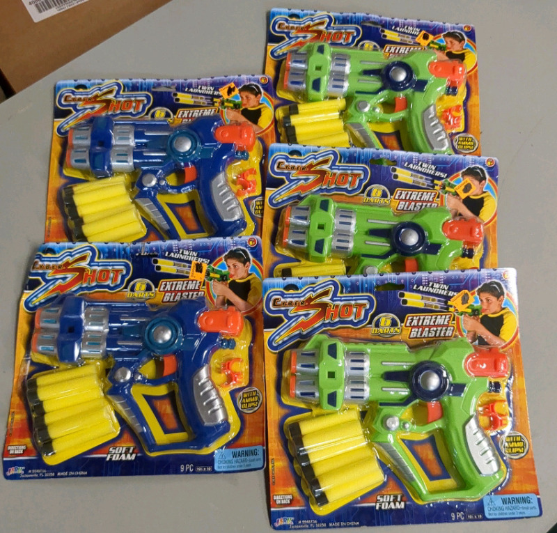 5 New CyberShot Nerf-Style Extreme Blaster
