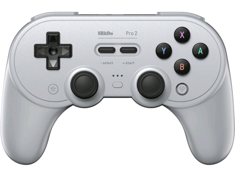 8Bitdo Pro 2 Bluetooth Controller for Switch | As new in box | Hall Effect Joystick Update, Wireless Gaming Controller for Switch, PC, Android, and Steam Deck & Apple (Gray Edition) | Retails at $70