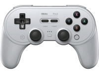 8Bitdo Pro 2 Bluetooth Controller for Switch | As new in box | Hall Effect Joystick Update, Wireless Gaming Controller for Switch, PC, Android, and Steam Deck & Apple (Gray Edition) | Retails at $70