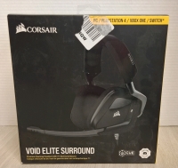 As is | Corsair Void Elite Stereo Gaming Headset | Multi-Platform compatible with PC, PS4, Xbox One, Switch and Mobile Devices via a Universal 3.5mm connector and Included Y-Splitter Cable.