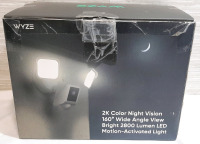 Wyze 2k Color Night Vision 160&deg; Wide Angle View 2800 Lumen LED Motion-Activated Light Security Camera (Untested)