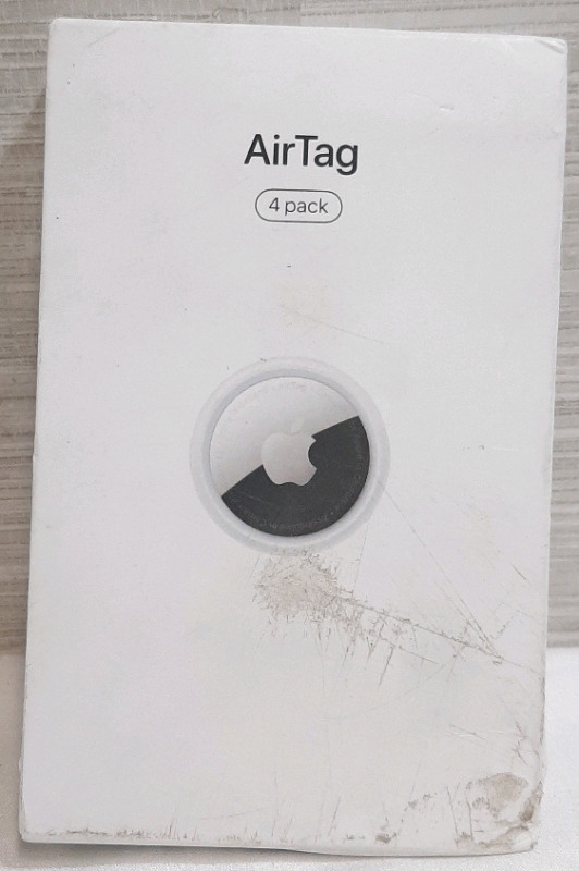 As New 4-Pack if Apple AirTags (Package has Noticeable Dent, Still Sealed)