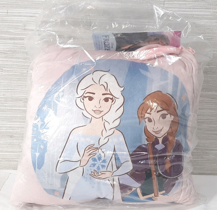 New Frozen Themed 2 in 1 Travel Pillow & Blanket Inside