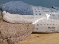18 New | 11" x 11" Multi-purpose Every Day 100% Cotton Washcloths