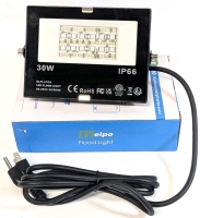 New MELPO BRMesh BLFL-LFCA IP66 30W LED Flood Light - 85-265V 50/60HZ - 5.75" &times; 4.4"