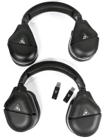 [As-Is] 2 Pairs TURTLE BEACH 700 Stealth Max Gaming Headsets (No Charging Cables, Both Refuse to Pair) - For Repair or Parts