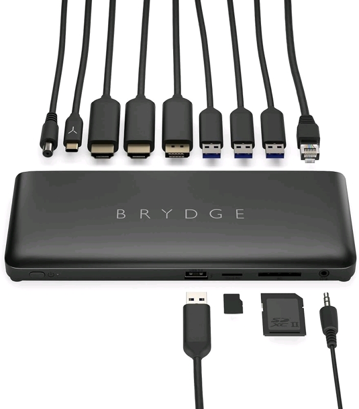 As-New BRYDGE Stone C USB-C Universal Docking Station BRYSTONECBB