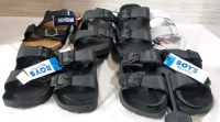 5 New Pairs of Men, Womens and Childrens Sandals