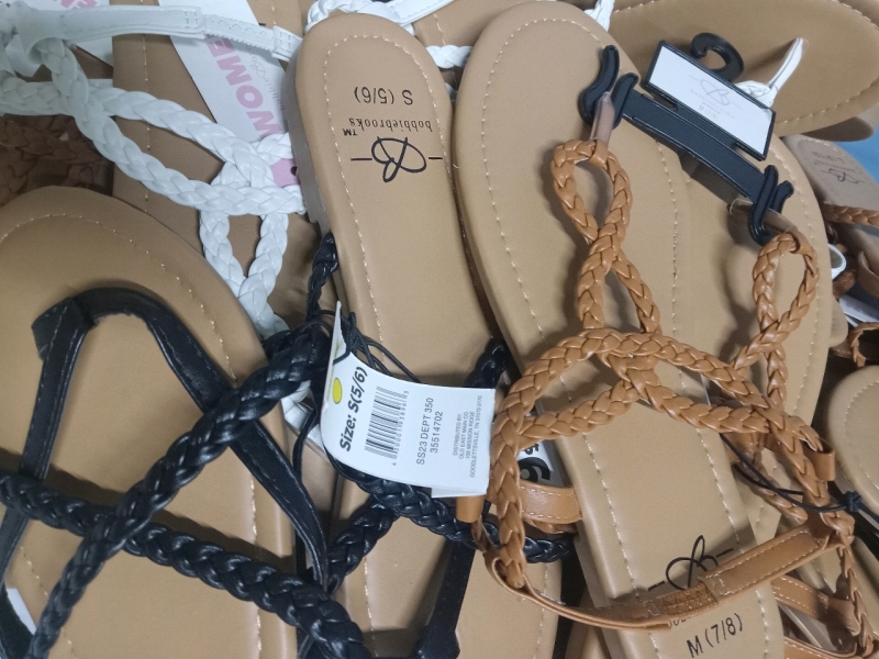 12 New Pairs | Woman's Sandals Variety Sizes