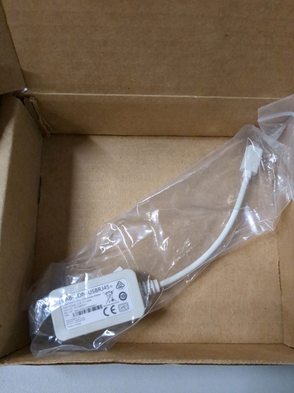 New In Box CAB-CON-USBRJ45 Cisco Console Adapter - USB TO RJ45