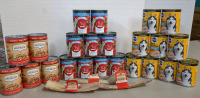 23 New Cans of Dog Food with 3 Bones