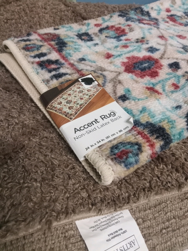 2 New | Homey Rugs | (1) Measures 24" x 34" (1) Measures 54" x 40"