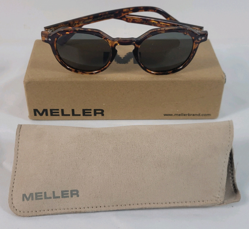 New Meller CHAUEN L Tigris Olive Sunglasses . UV400 Protection , Polarized lenses , Antiscratch coating , Superhydrophobic . Retail $95