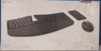 As New | Microsoft Sculp Ergonomic Desktop Keyboard | All Pieces are Accounted for