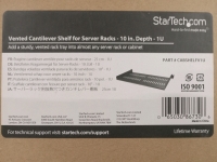 As New | StarTech Vented 10" Cantilever Shelf for Serever Racks - 1U