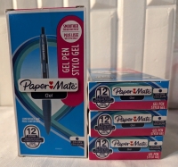 4 Pack of Paper Mate Gel Pens. 12 in Each Box.