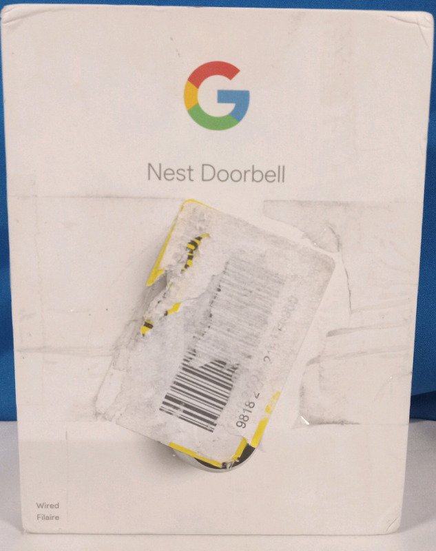 As New | Google Nest Doorbell | Works w/ Hey Google