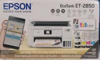 As New | Epson EcoTank ET-2850 | Cartridge Free Everydau Home and Photo Printer | *Retails $400*