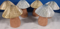 6 New | 5&frac12;" Lovely Mushroom Tabletop Decor