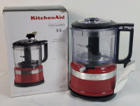 KitchenAid 3.5-Cup 2-Setting Food Chopper w/Box . Tested Working