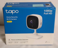 New - Tapo 1080p Full HD Home Security Wi-Fi Camera . Model # tapoC100 . Google & Alexa Compatible. Night Vision , Two Way Audio
