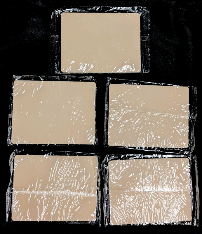 5 As-New 3mm TATTOO PRACTICE Artificial Skin Sheets l 5.5" &times; 7.25"