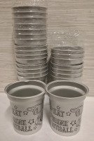 New 24Pcs Metal Drinking Cups | Height: 4 inch