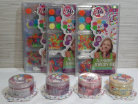 3 New B-Me Alphabet Jewelry Kits & 4 New Sugar Rush Cloud Sand Tubs