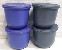 4 New Wheat Straw Small Bowls (4&frac12;" Diameter, 4" Tall)