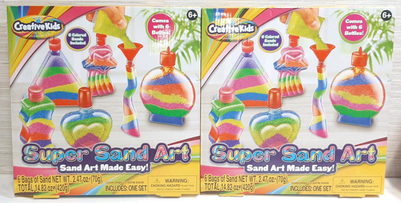 2 New Creative Kids Super Wand Art Sets