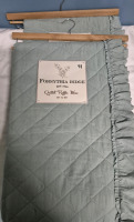 2 New Forsythia Ridge Quilted Ruffle Throws 50 by 60"