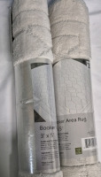 2 New Booker Area Rugs 3 by 5ft