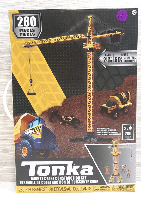 New in Box 280 Piece Tonka Mighty Crane Construction Set