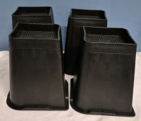 4 New Bed/Furniture Risers 6.75" Tall