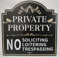 Private Property Metal Sign