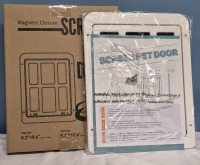 New Magnetic Screen Pet Door 9.8 by 12.4"
